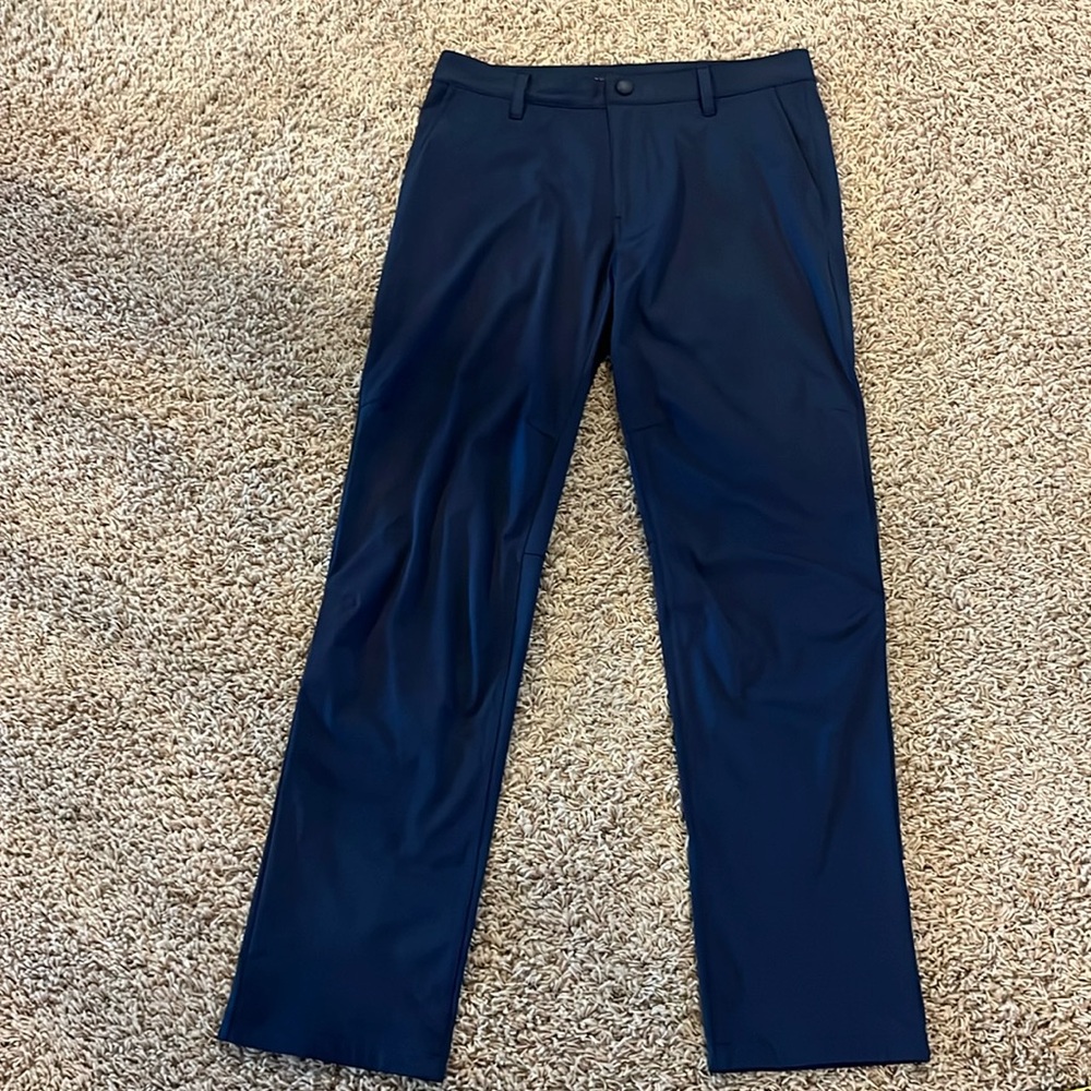Men’s Rhone commuter pants, blue/navy, 32w/31.5” inseam
